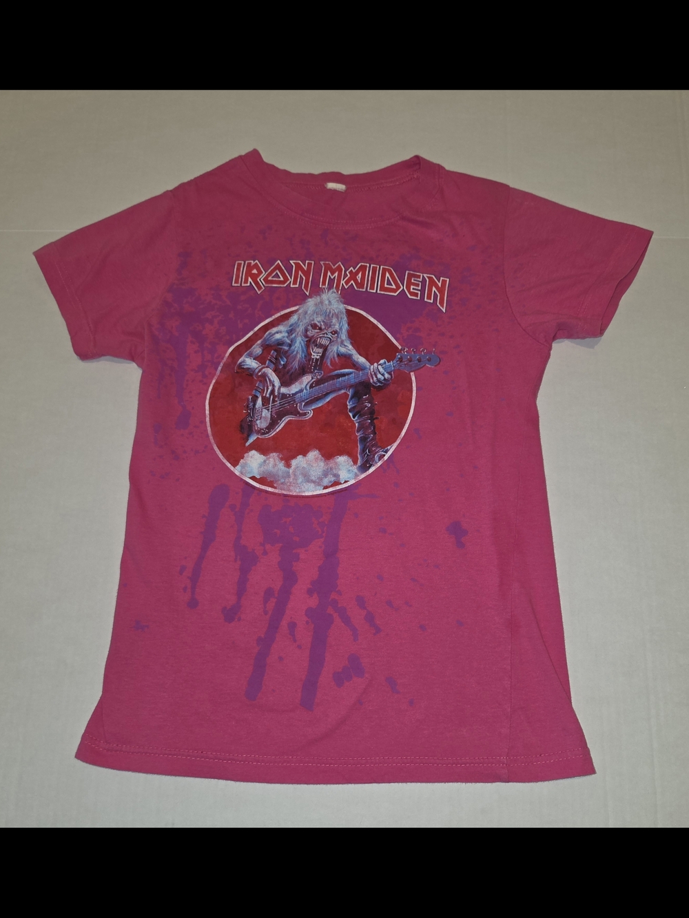 Iron Maiden Pink Graphic Tee